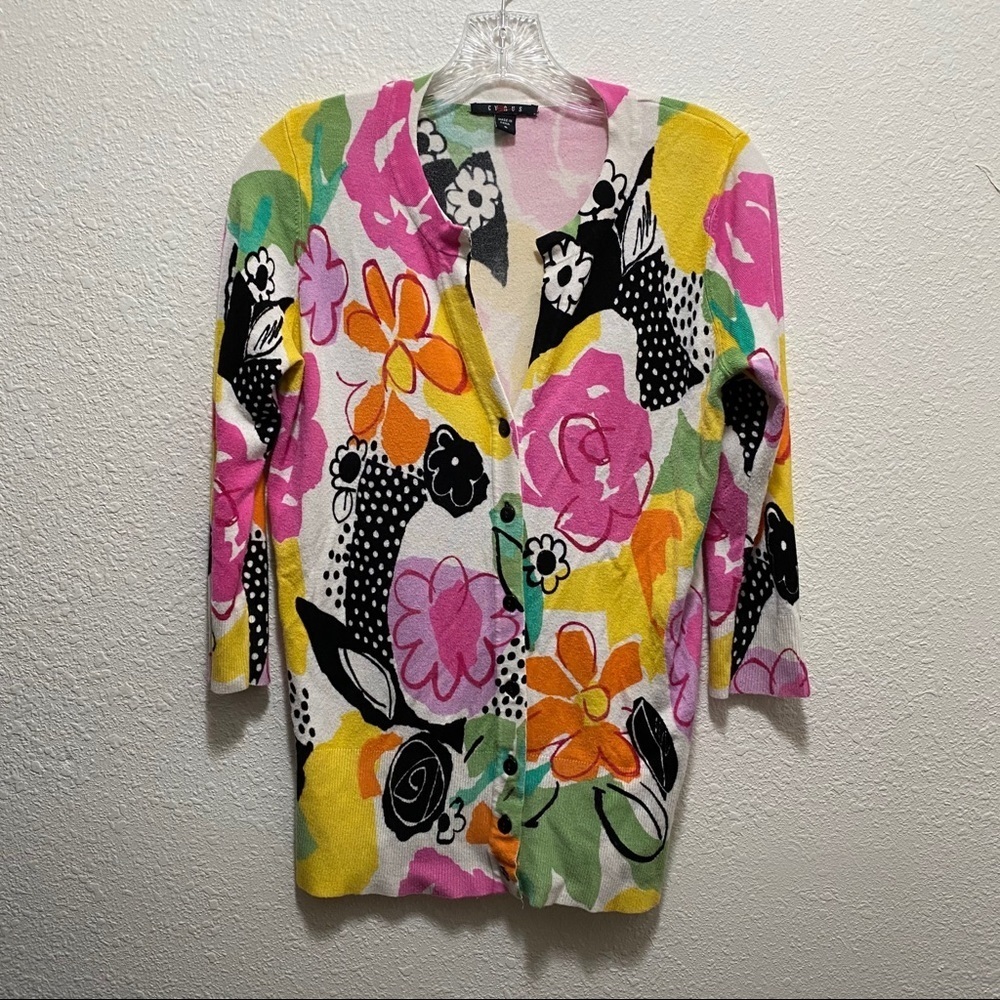 Cyrus Spring Cardigan 3/4 Sleeves Size Large